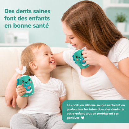 Brosse à dents en U pour enfants électrique 360°