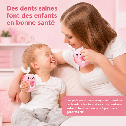 Brosse à dents en U pour enfants électrique 360°